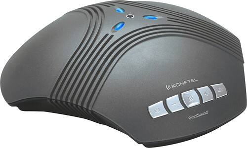 Angle Standard. Konftel - 60W Conference Phone - Deep Sky Blue.