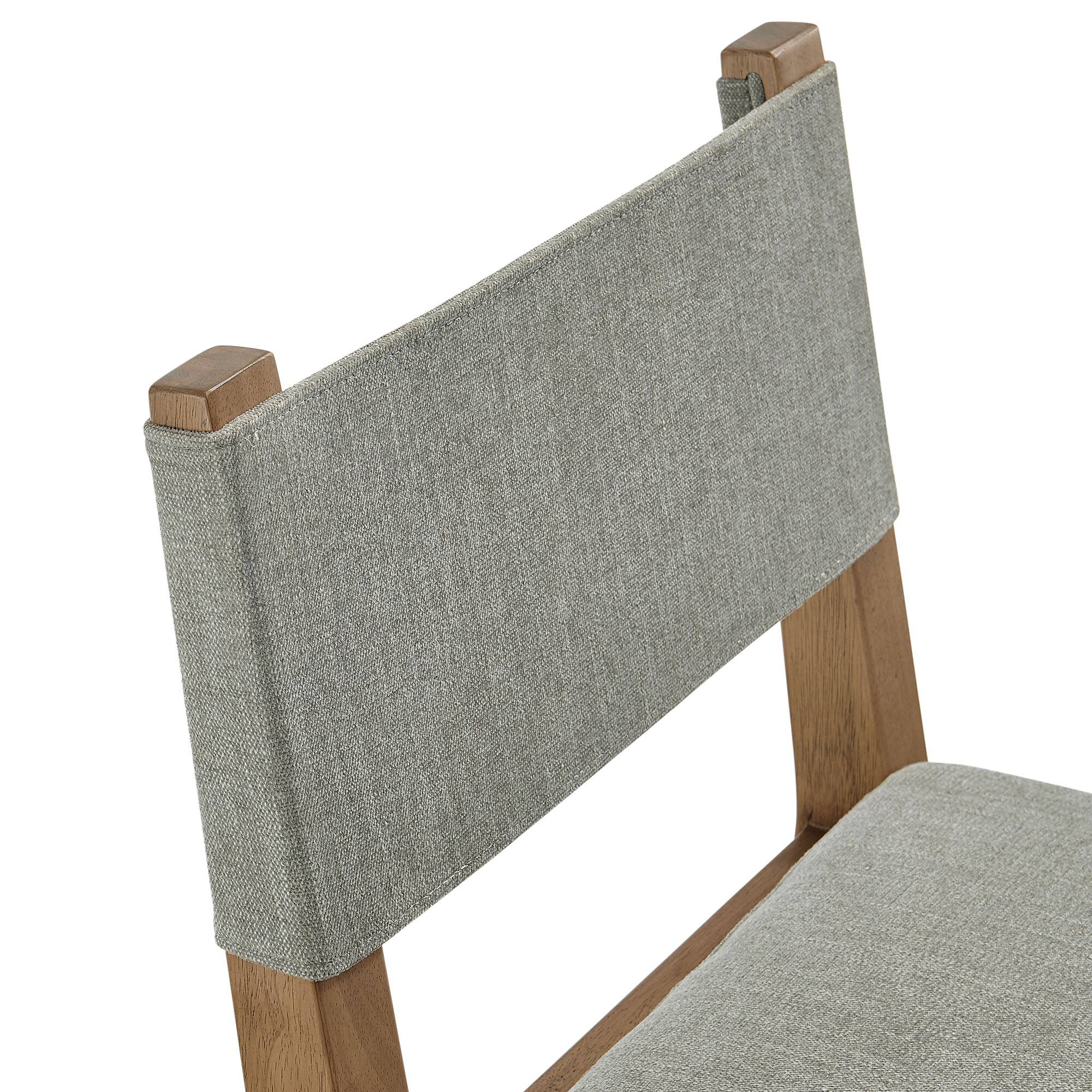 Alt View 5. Modway - Calder Fabric Upholstered Wood Armless Dining Chair by Modway - Wheat.