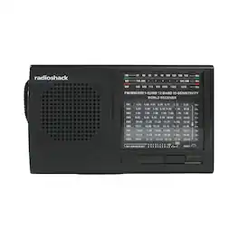 RadioShack - Portable Multi-Band Radio with Weather Band 1202271 - Black