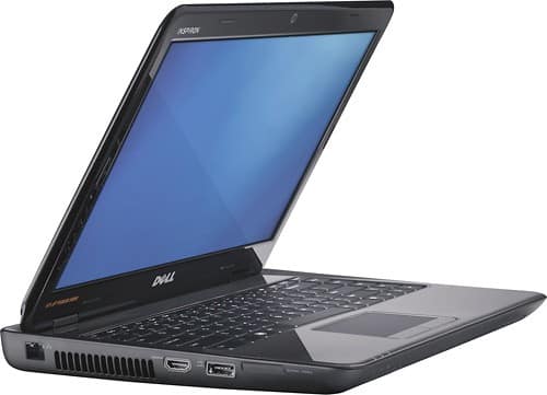 Angle Standard. Dell - Inspiron Laptop / Intel® Core™ i5 Processor / 14" Display / 4GB Memory / 500GB Hard Drive - Mars Black.
