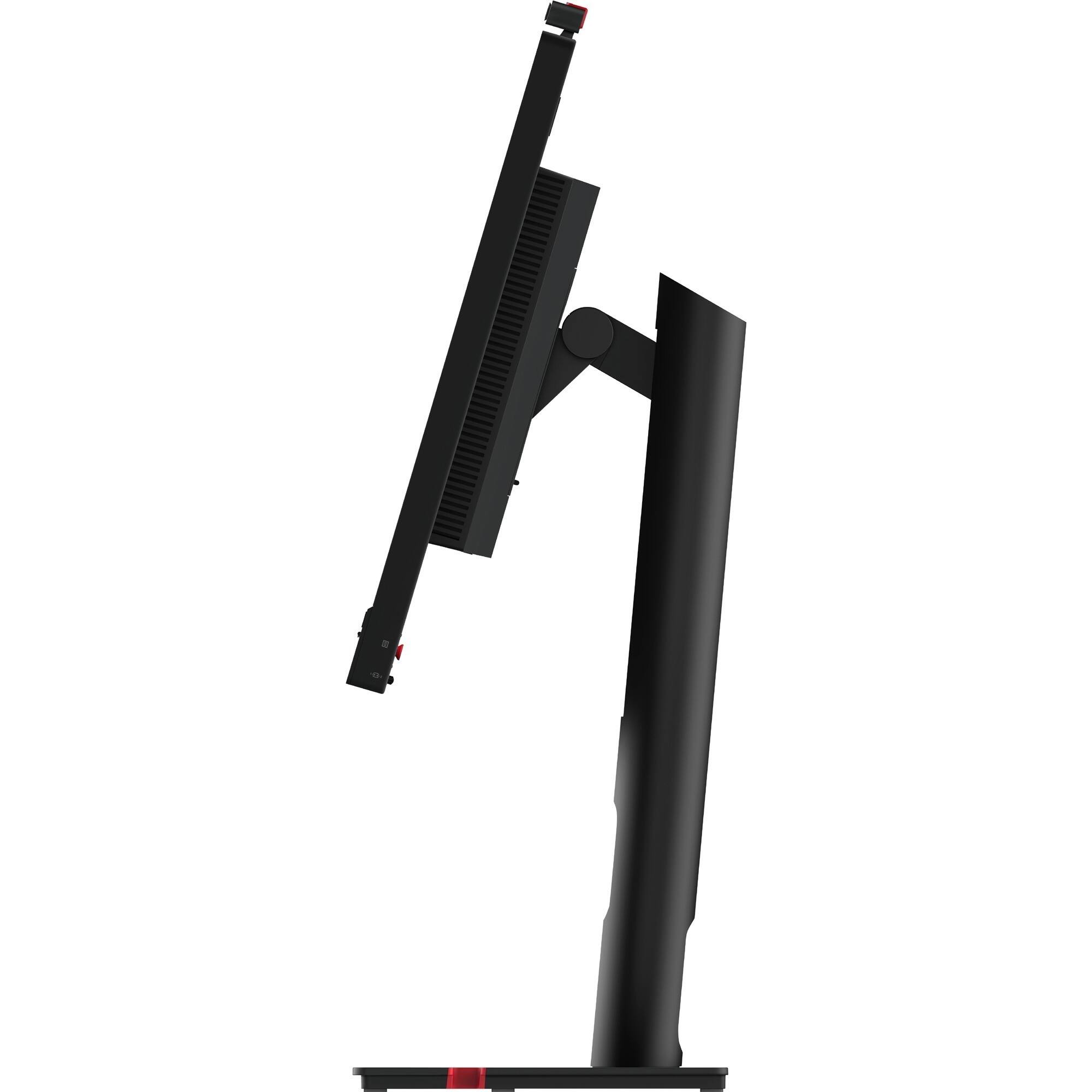 Alt View 3. Lenovo - Lenovo ThinkVision T24mv-30 24" Class Webcam Full HD LED Monitor - 16:9 - Raven Black - 23.8" Viewable - In-plane - Raven Black.