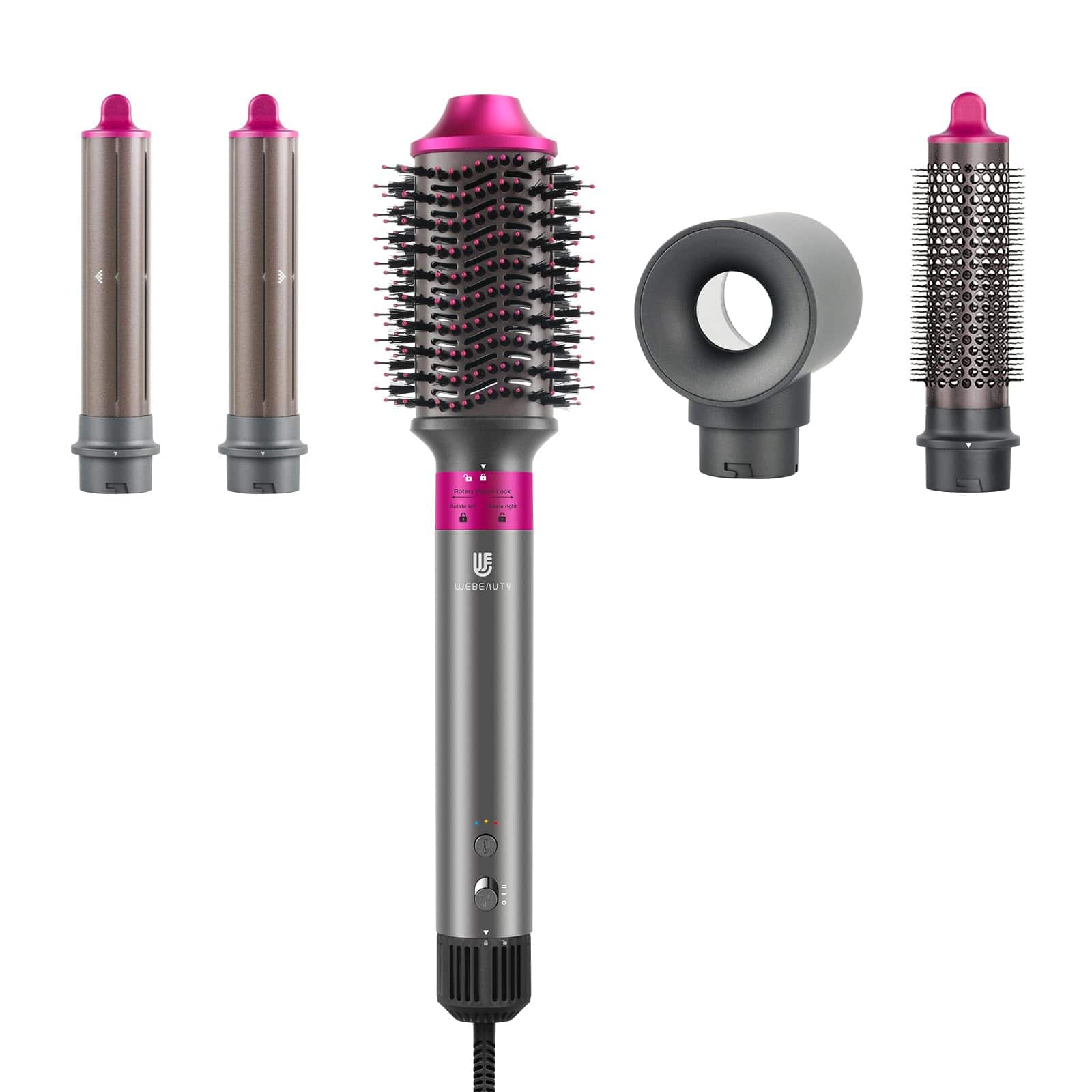 Reds Spade - Hair Dryer Hot Air Styler High speed Blow Dryers With Negative Ionic For Fast Drying Frizz Control Extra - Red