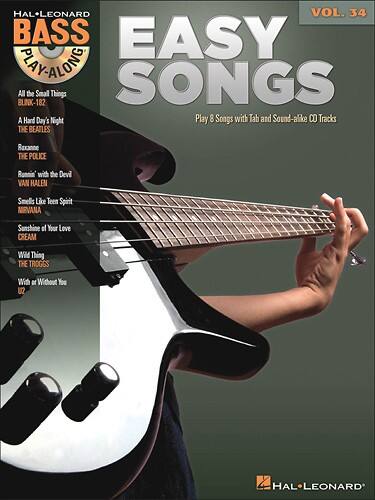 Front Standard. Hal Leonard - Easy Bass Play-Along Volume 34.