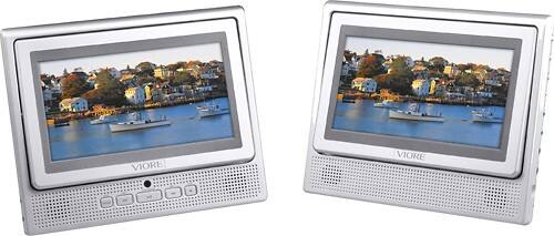 Front Standard. Viore - 9" TFT-LCD Widescreen Portable DVD Player with Dual Monitors.
