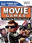 Front Detail. Family Fest Presents Movie Games - Nintendo Wii.