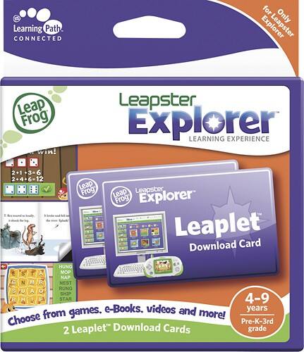 Front Standard. LeapFrog - Leapster Explorer Leaplet Download Card.