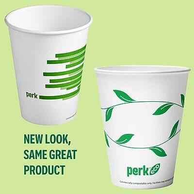 NEW LOOK, SAME GREAT PRODUCT

perk eco

Commercially compostable only
