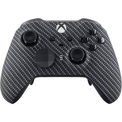 Front. Custom Controllerzz - Custom Elite Series 2 Wireless Controller for Xbox Series X, Xbox Series S, Xbox One - Carbon Fiber.