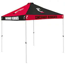 Logo Brands - Cincinnati Bearcats 9' x 9' Checkerboard Canopy Tent - Black