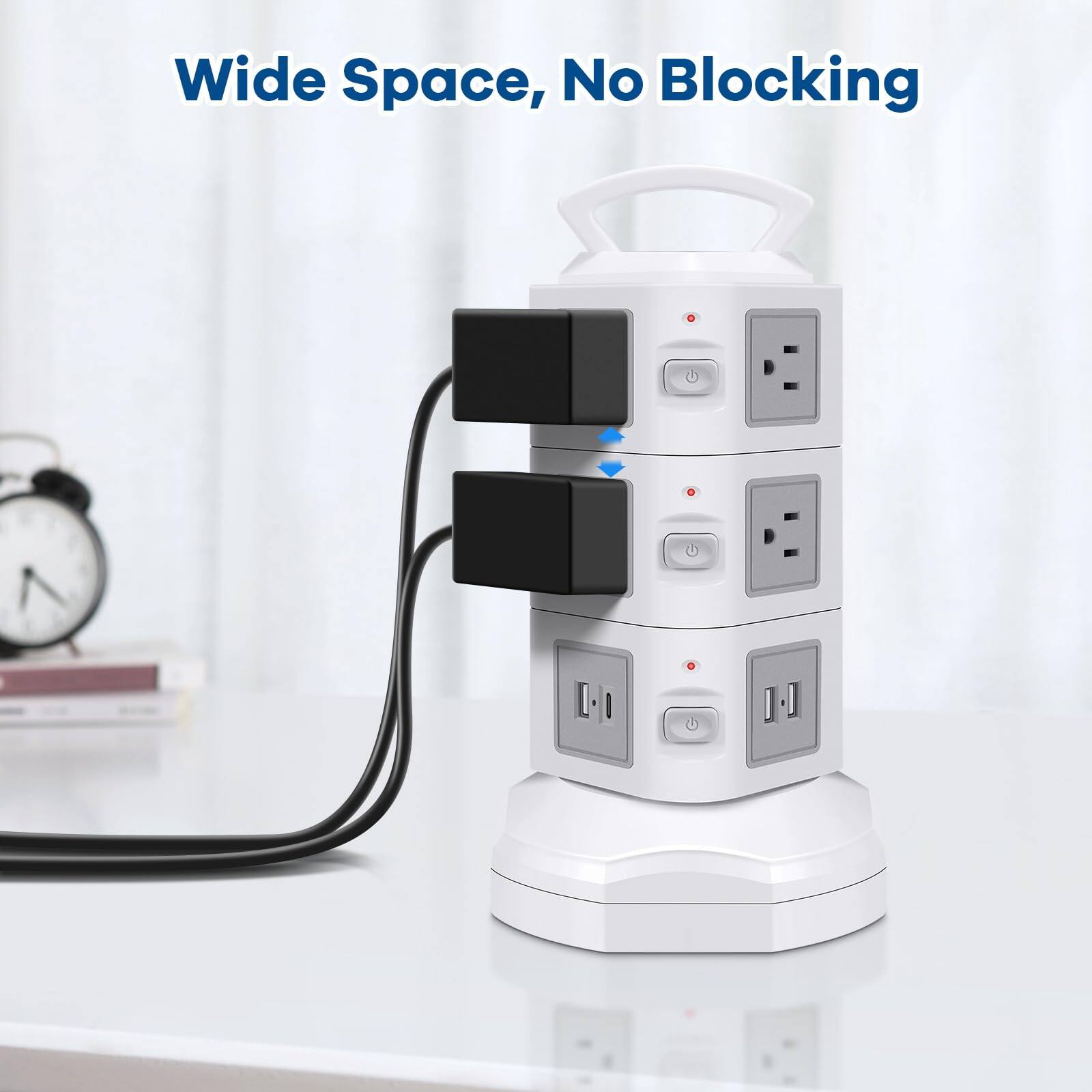 Wide Space, No Blocking