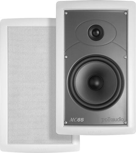 Front Standard. Polk Audio - 6-1/2" In-Wall Speaker (Each).