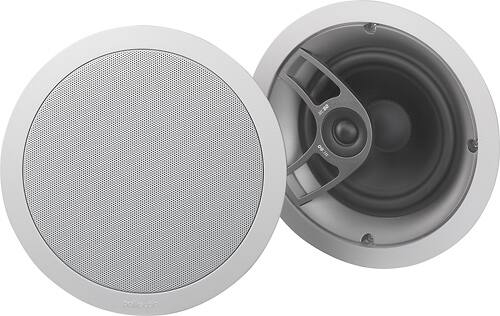 Left. Polk Audio - 6-1/2" In-Wall Speaker (Each) - White.