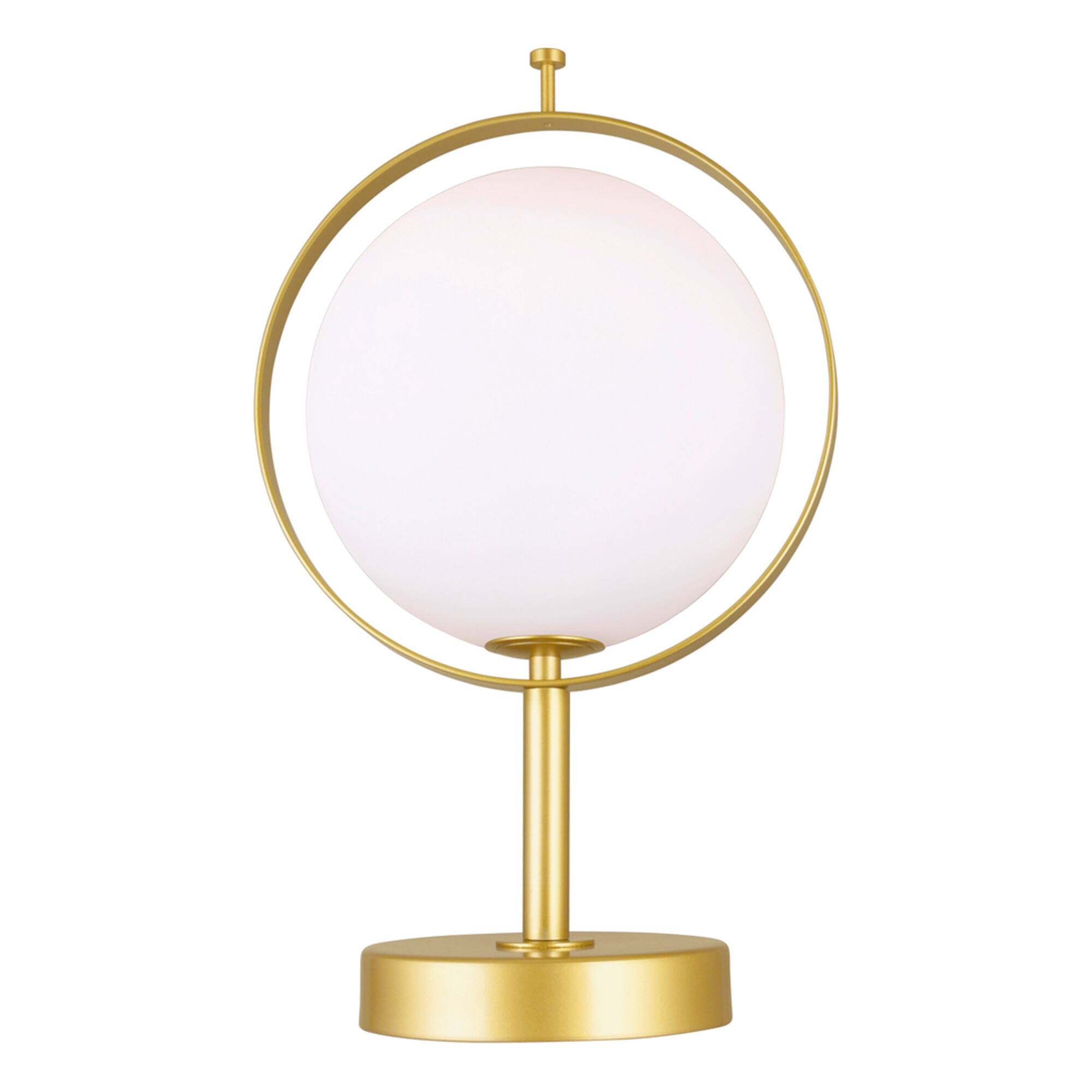 Front. CWI Lighting - Da Vinci 1 Light Table Lamp With Brass Finish - Medallion Gold.