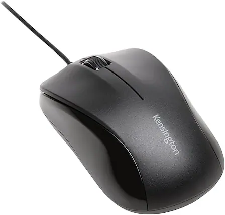 Front. Kensington - Wired USB Mouse for Life K74531WW Universal Optical 1000 DPI with 3 Buttons, Silent Clicks, Scroll Wheel - Black.