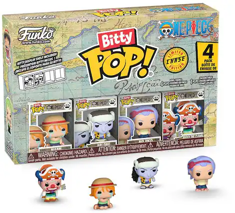Sure, here is the corrected and grouped text from the image:
---
**Funko**
www.funko.com
**Bitty POP!**
One Piece
**4 PACK**
Limited Edition
**Bitty Display Shelf Included!**
Incluye el soporte para su Bitty!
Incluso el soporte para su Bitty!
Incluye el soporte para su Bitty!
Incluye el soporte para su Bitty!
Incluye el soporte para su Bitty!
Incluye el soporte para su Bitty!
Incluye el soporte para su Bitty!
Incluye el soporte para su Bitty!
Incluye el soporte para su Bitty!
Incluye el soporte para su Bitty!
Incluye el soporte para su Bitty!
Incluye el soporte para su Bitty!
Incluye el soporte para su Bitty!
Incluye el soporte para su Bitty!
Incluye el soporte para su Bitty!
Incluye el soporte para su Bitty!
Incluye el soporte para su Bitty!