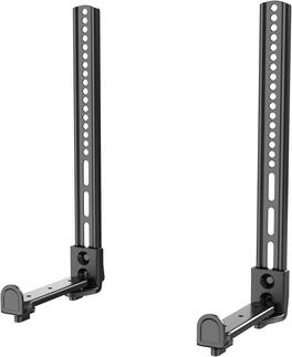Schertz - Adjustable Soundbar Mount for Samsung, Bose, Sonos, LG, Vizio – Fits 20"-45" Soundbars & 23"-65" TVs – Supports Up to 33 - Black