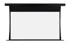 Front. Elite Screens - Elite Screens 150" Saker Tab-Tension AcousticPro UHD Projector Screen - Black.