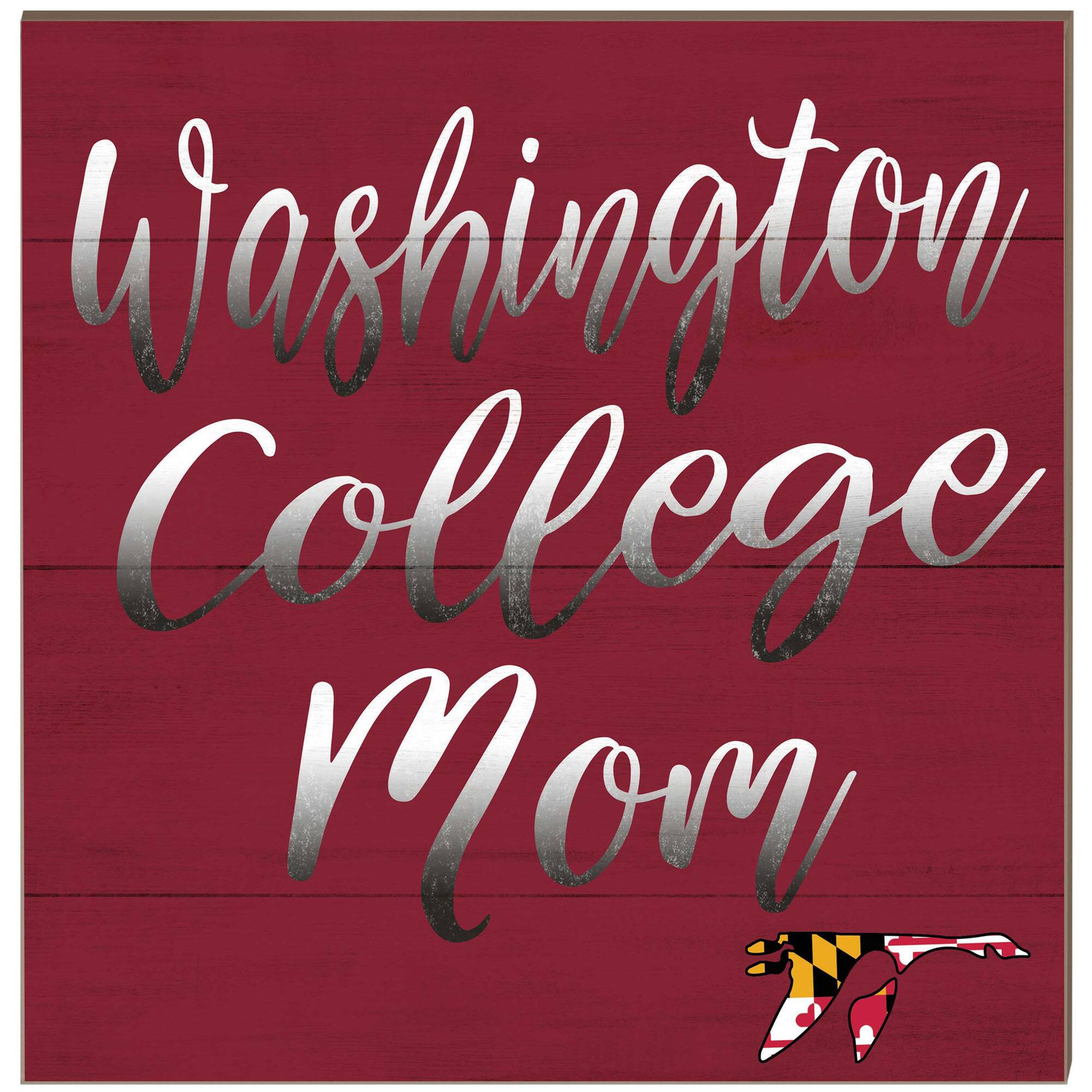 Washington College Shoremen 10'' x 10'' Team Mom Plaque