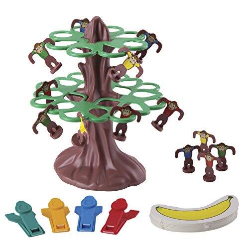 Alt View 2. Hasbro - Jumpin Monkeys Game Board Game - Contains 2 Circles of Leaves - Multi.