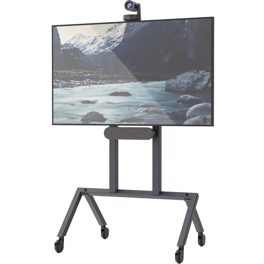 Alt View 4. Heckler Design - SOUNDBAR MOUNT FOR HECKLER AV CART - Black Gray.