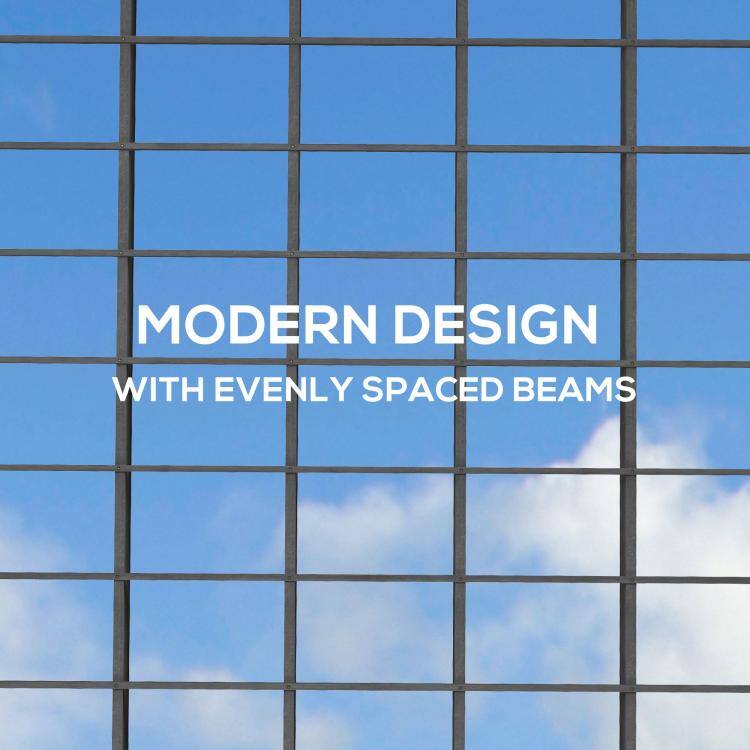 MODERN DESIGN WITH EVENLY SPACED BEAMS
