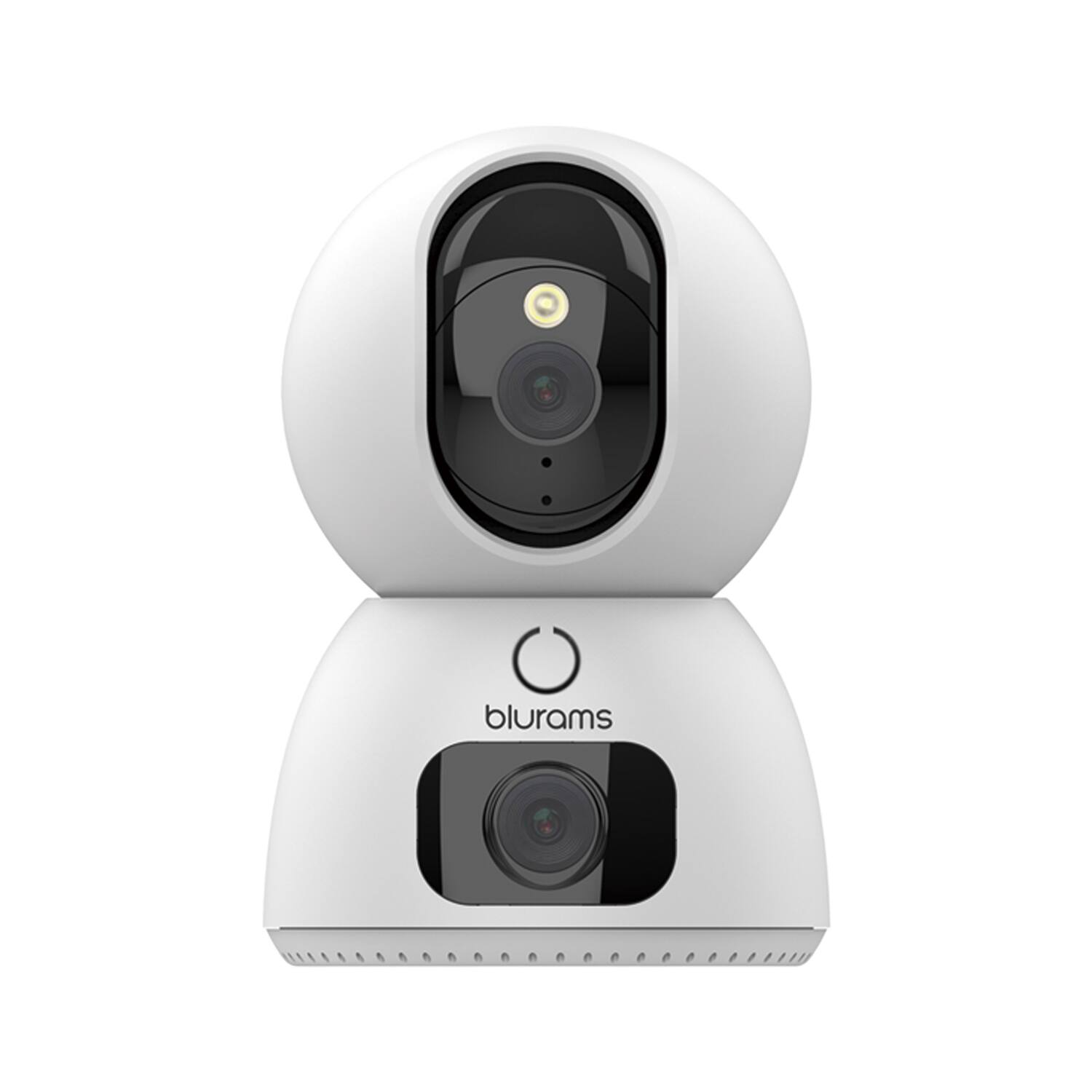 2K Dual-Lens Pet Camera , Dual-Band WiFi 6, 360° PTZ, Split-Screen View, Human & Sound Detection, Works with blurams APP