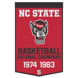 WinCraft - NC State Wolfpack 24" x 38" Wool Championship Banner - Multicolor