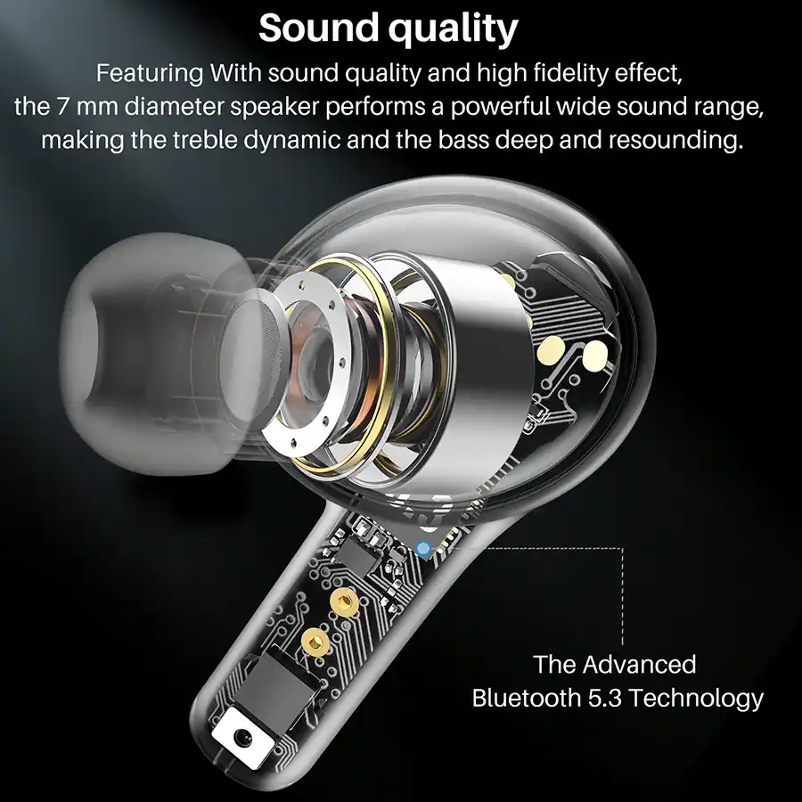 TOZO A2-S Wireless Earbuds Bluetooth Premium Sound Stereo - Foto 4