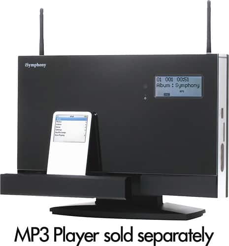Alt View Standard 1. iSymphony - Audio System with Apple® iPod® Dock and Wireless Speakers.