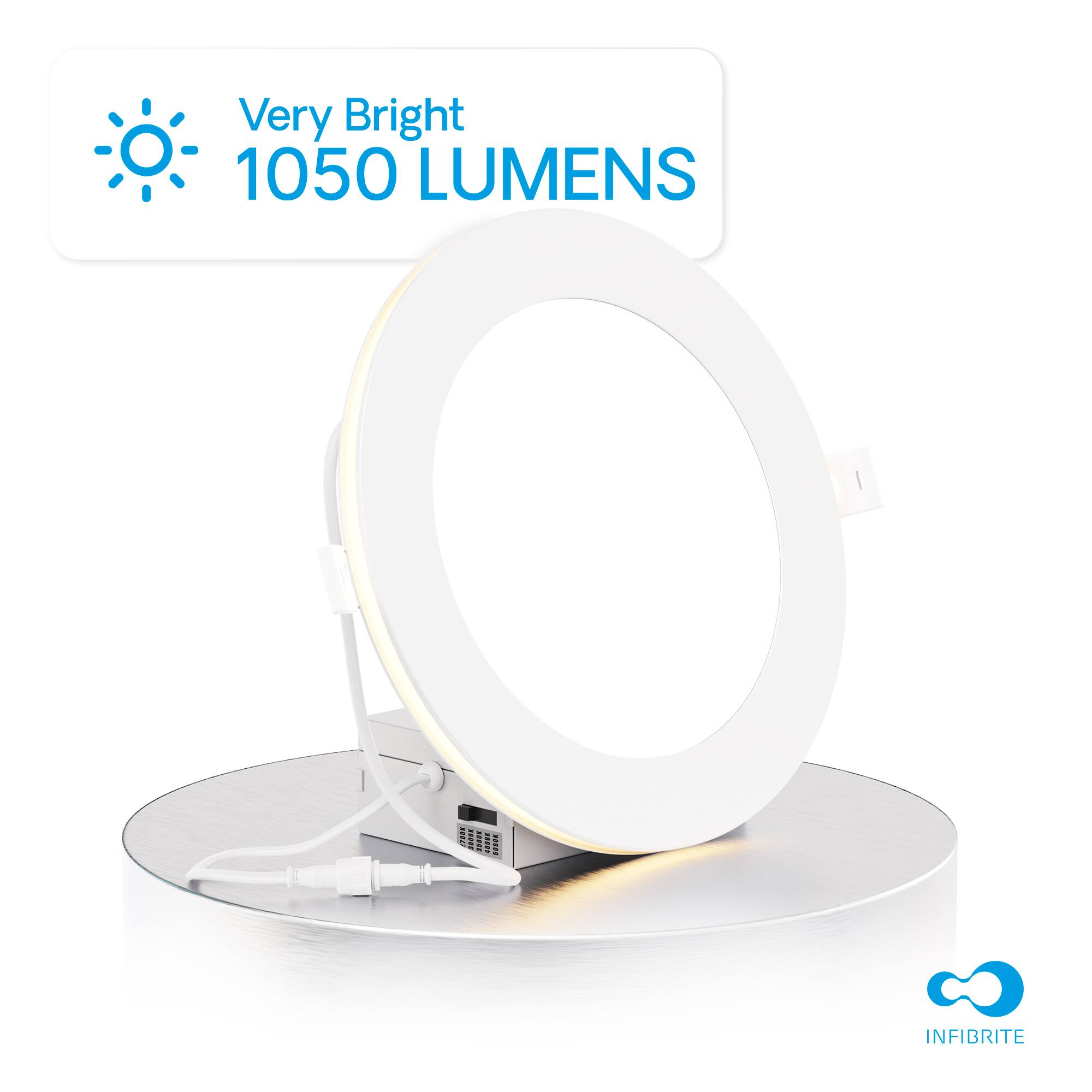 Very Bright  
1050 LUMENS