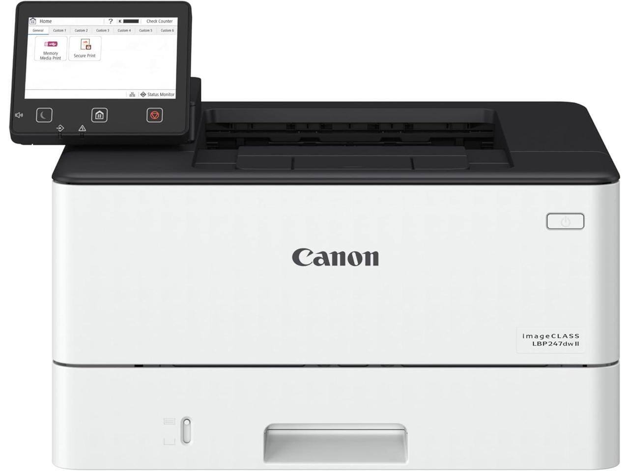 Home  
K  
Check Counter  
SAnee Tutoa - CA 3  
I CAm Conton - s 4  
Memory Media Print  
Secure Print  
Status Monitor  

Canon ImageCLASS LBP247dw II