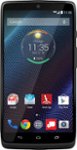 Front. Motorola - DROID Turbo 4G LTE with 32GB Memory Cell Phone - Black.