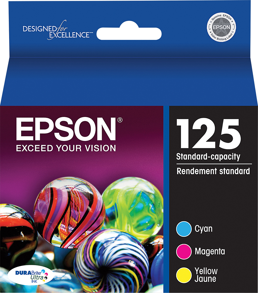 Best Buy: Epson 125 Multi-Pack Standard Capacity Color (Cyan, Magenta ...