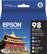 Front. Epson - 98 5-Pack High-Yield Ink Cartridges - Cyan/Magenta/Yellow/Light Cyan/Light Magenta.