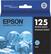 Front. Epson - 125 Ink Cartridge - Cyan.