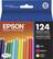 Front. Epson - 124 3-Pack Ink Cartridges - Cyan, Magenta, Yellow.