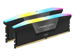 CORSAIR - Vengeance RGB 32GB (2 x 16GB) 288-Pin PC RAM DDR5 6400 (PC5 51200) Desktop Memory Model CMH32GX5M2B6400C36 - Black