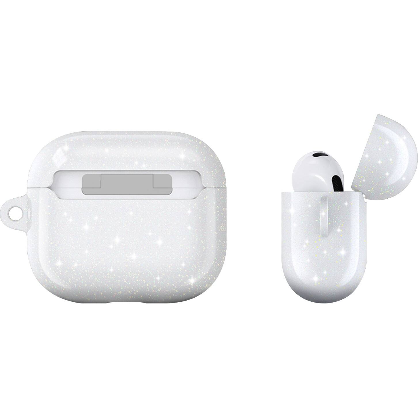 Alt View 13. SaharaCase - Sparkle Series Case for Apple AirPods 3 (3rd Generation) - Clear.