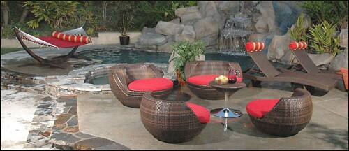 Angle Standard. RST Outdoor - Cantina Collection 8-Piece Set - Espresso.