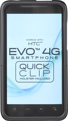  Platinum Series - Case for HTC EVO 4G Mobile Phones - Black