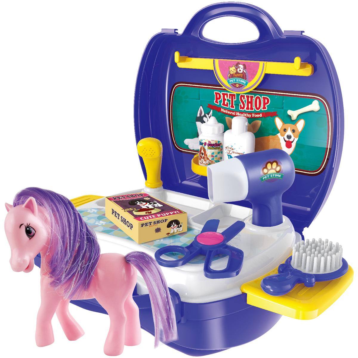 Sure, here is the corrected and grouped text from the image:

- Funny PET STORE
- PET SHOP
- Natural Healthy Food
- PET SHOP
- CUTE PUPPY
- PET SHOP