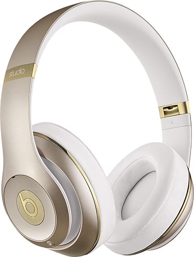 Beats by Dr. Dre - Beats Studio Wireless Over-the-Ear Headphones - Gold - Larger Front