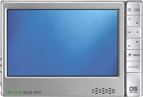 Front Standard. Archos - Refurbished 30GB* MP3 Player - Silver.