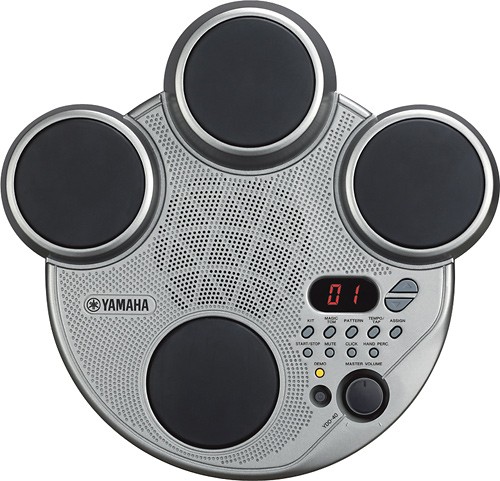  Yamaha - Portable Digital Drums Pack with Power Supply - Silver