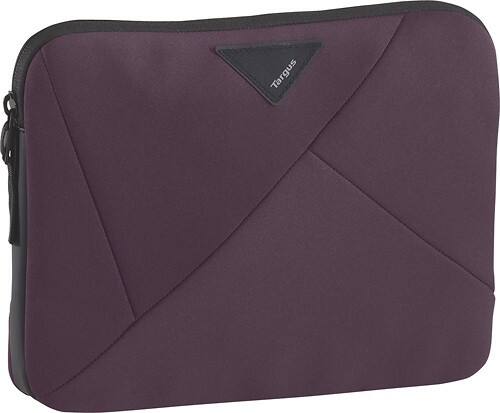 Front Standard. Targus - A7 Netbook Sleeve - Plum.