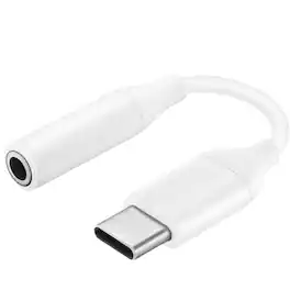 Sanoxy - USB Type-C to 3.5mm Audio Adapter | Hi-Res DAC | Headphone & Mic Support - White