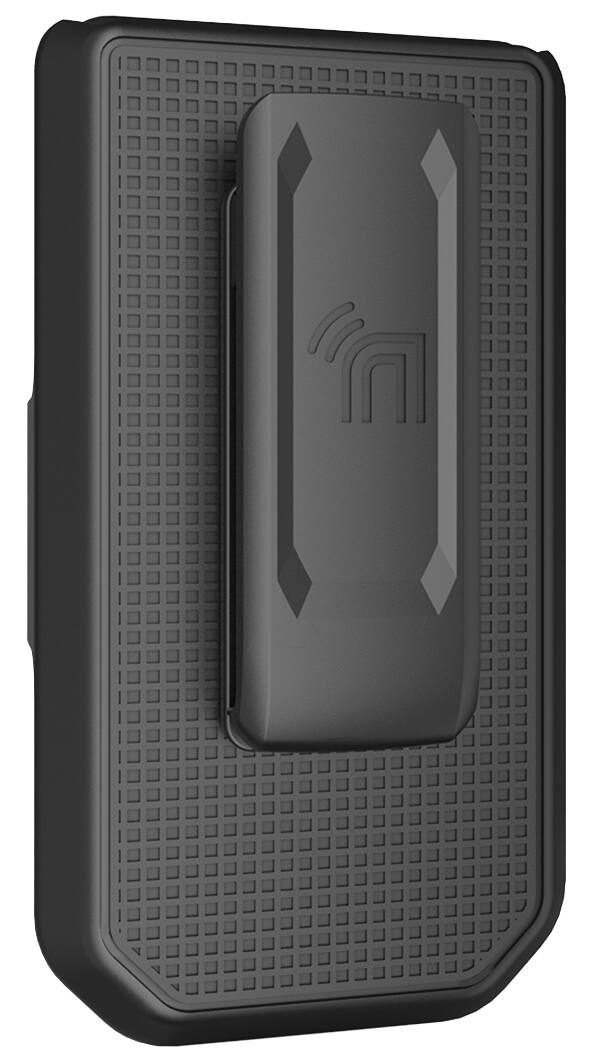 Alt View 8. Nakedcellphone - Holster Case for Sonim XP3 Plus 5G Flip Phone (2025, X320) - Ratchet Belt Clip Holder - Black.