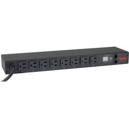 APC - NetShelter Metered Rack PDU, 1U, 15A, 100/120V, 8 NEMA 5-15 outlet - Metered - NEMA 5-15P - 8 x NEMA 5-15R - 100 V - Black