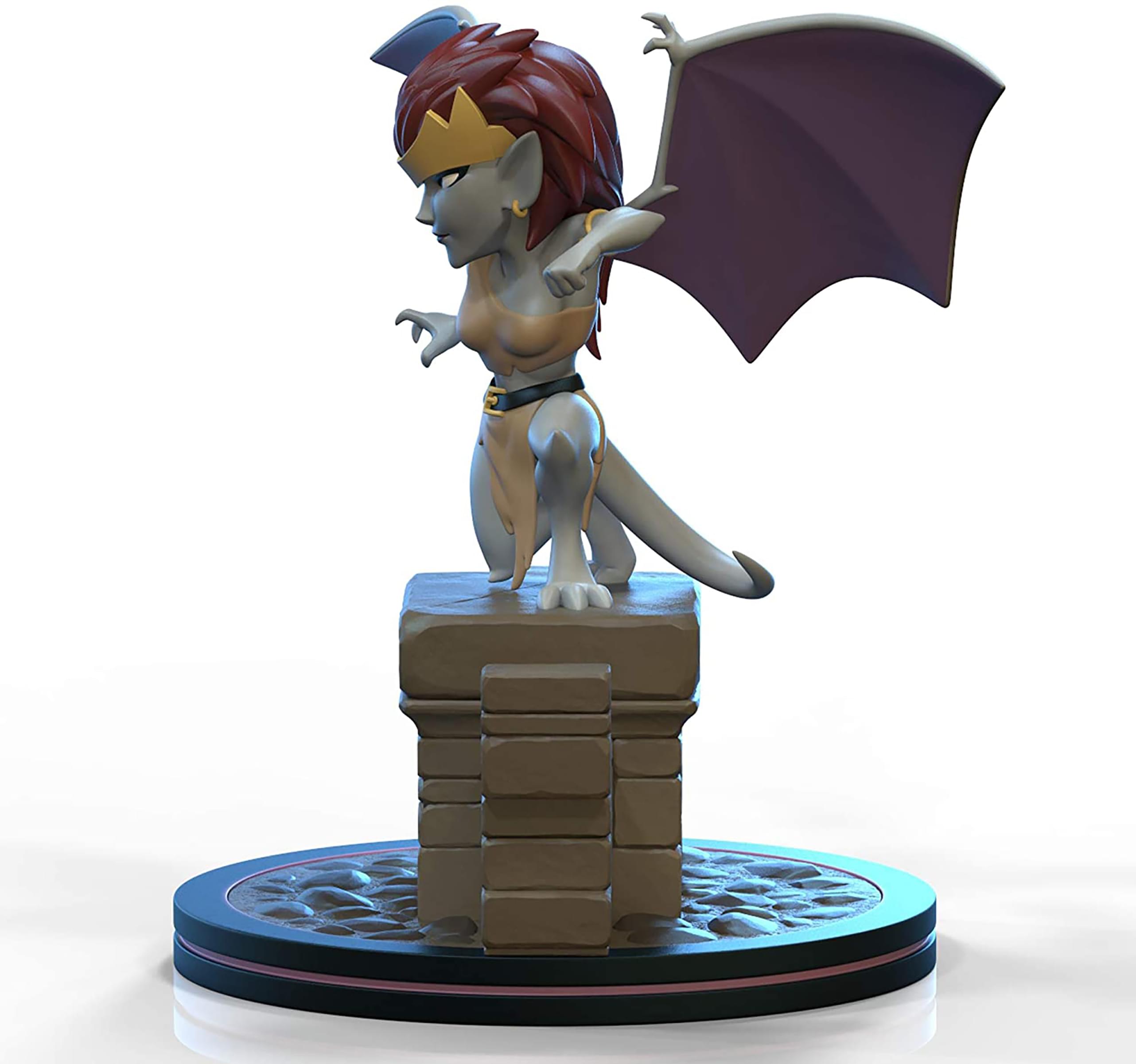 Alt View 2. Quantum Mechanix - Gargoyles Demona 5-Inch Q-Fig - Brown.