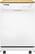 Front Standard. Whirlpool - 24" Portable Dishwasher - White-on-White.